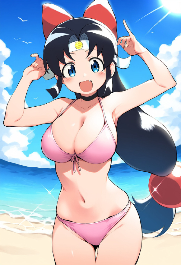 gái anime mặc đồ bơi 15